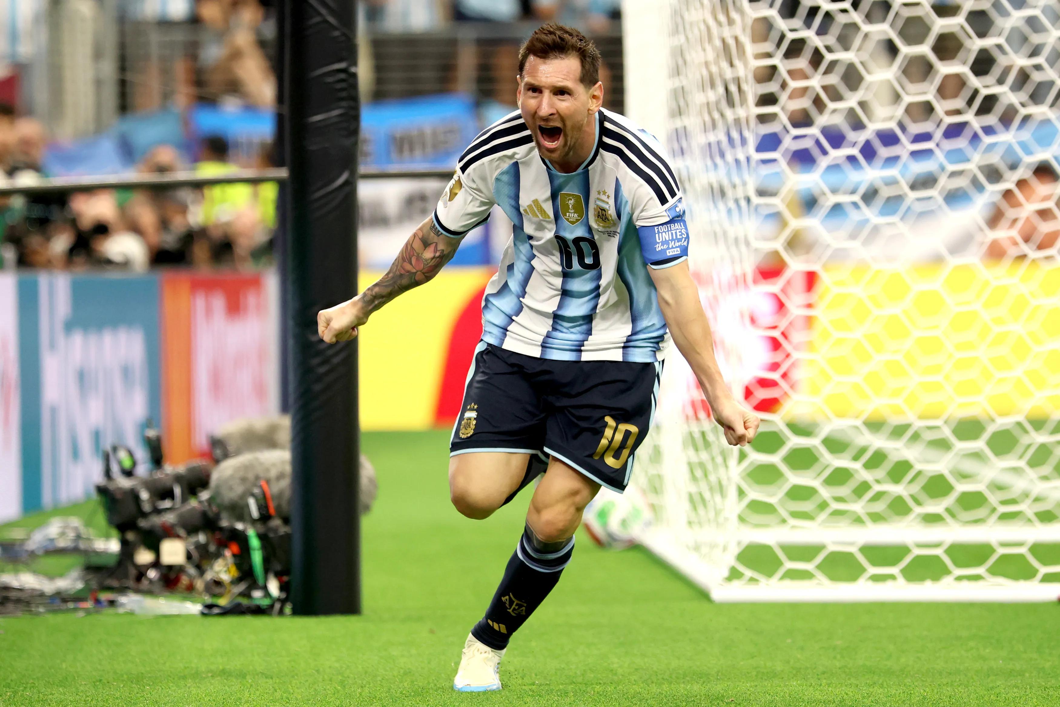 Messi record books